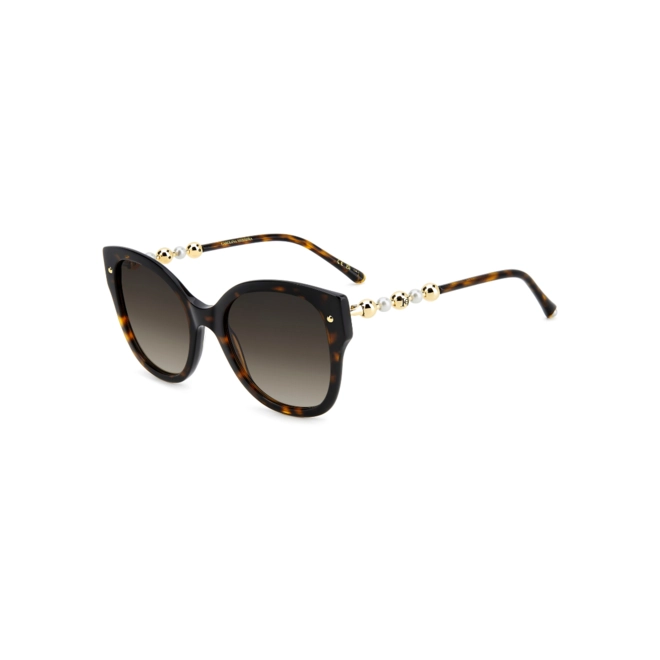 Óculos de Sol Carolina Herrera HER 0318/S 086 55HA S Acetato Marrom Mesclado com lentes na cor Marrom Degradê 1