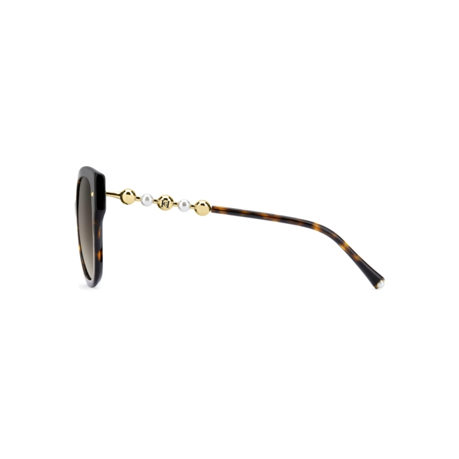 Óculos de Sol Carolina Herrera HER 0318/S 086 55HA S Acetato Marrom Mesclado com lentes na cor Marrom Degradê 4