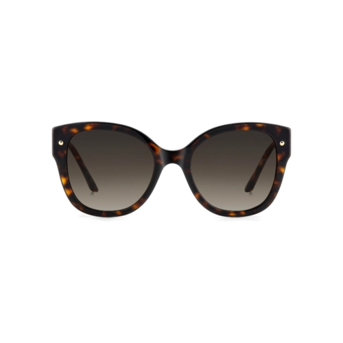 Óculos de Sol Carolina Herrera HER 0318/S 086 55HA S Acetato Marrom Mesclado com lentes na cor Marrom Degradê