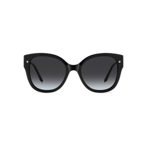 Óculos de Sol Carolina Herrera HER 0318/S 807 559O S Acetato Preto com lentes na cor Cinza Escuro Degradê