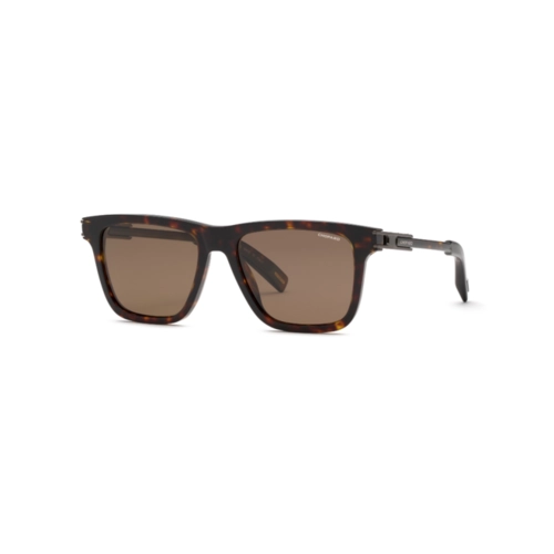 Óculos de Sol Chopard Classic Racing SCH398 57909P Acetato Marrom Mesclado com lentes na cor Marrom Polarizado