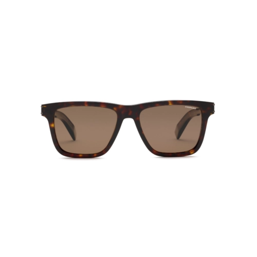Óculos de Sol Chopard Classic Racing SCH398 57909P Acetato Marrom Mesclado com lentes na cor Marrom Polarizado