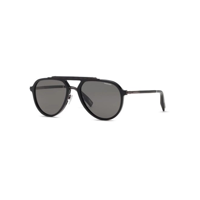 Óculos de Sol Chopard Classic Racing SCH399 58700Z Metal Preto com lentes na cor Fumê 1