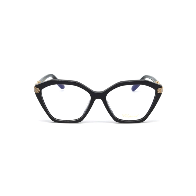Óculos de Grau Chopard High Jewelry VCH403S 550700 Acetato Preto 2