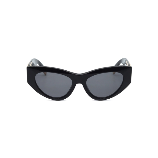 Óculos de Sol Furla SFU881 540700 Acetato Preto com lentes na cor Fumê 2