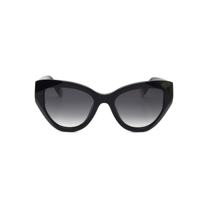 Óculos de Sol Furla SFU886 540700 Acetato Preto com lentes na cor Cinza Degradê 2