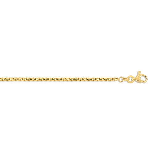 Corrente Milano ouro 18k polida fecho lagosta 40CM