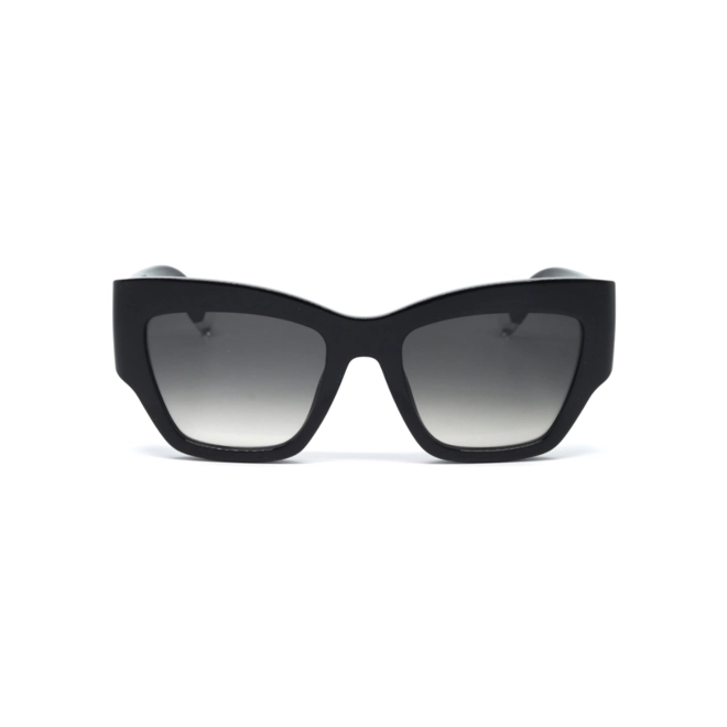Óculos de Sol Furla SFU891 540Z42 Acetato Preto com lentes na cor Fumê Degradê 2