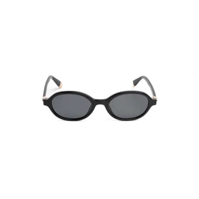 Óculos de Sol Furla SFU972 510700 Acetato Preto com lentes na cor Fumê 2