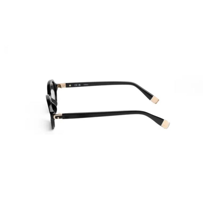 Óculos de Sol Furla SFU972 510700 Acetato Preto com lentes na cor Fumê 3