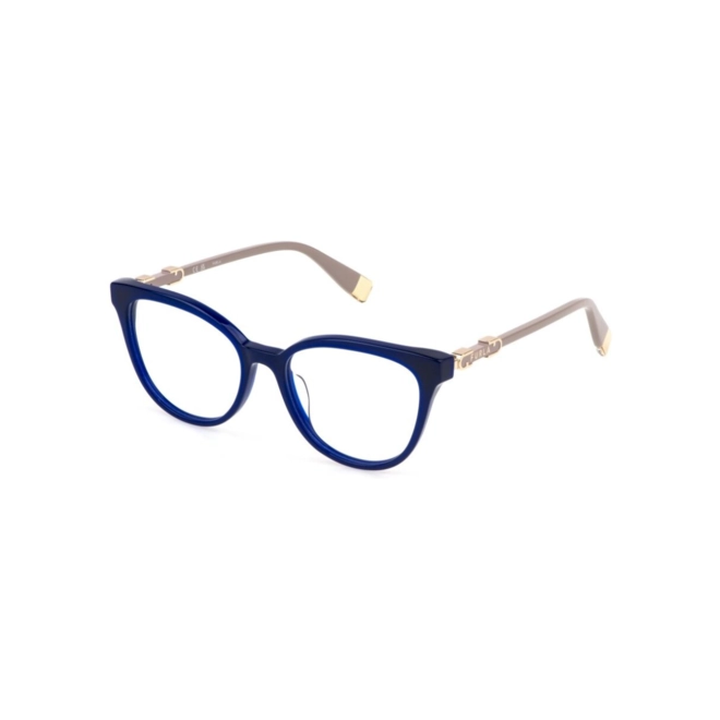 Óculos de Grau Furla VFU832 5403GR Acetato Azul 1