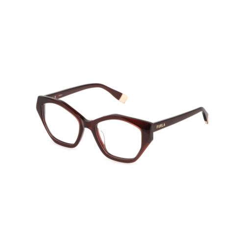 Óculos de Grau Furla VFU869 520848 Acetato Bordô