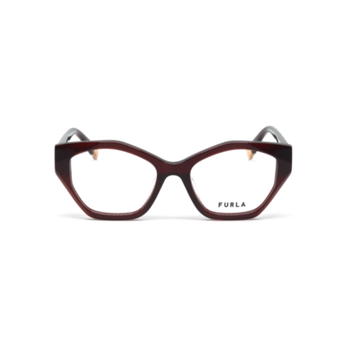 Óculos de Grau Furla VFU869 520848 Acetato Bordô