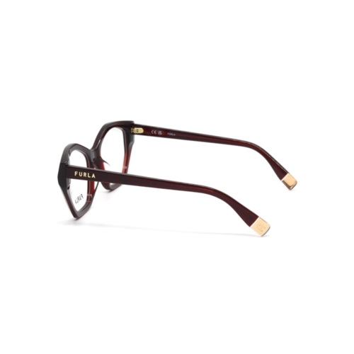 Óculos de Grau Furla VFU869 520848 Acetato Bordô