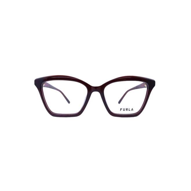 Óculos de Grau Furla VFU876 540848 Acetato Bordô 2
