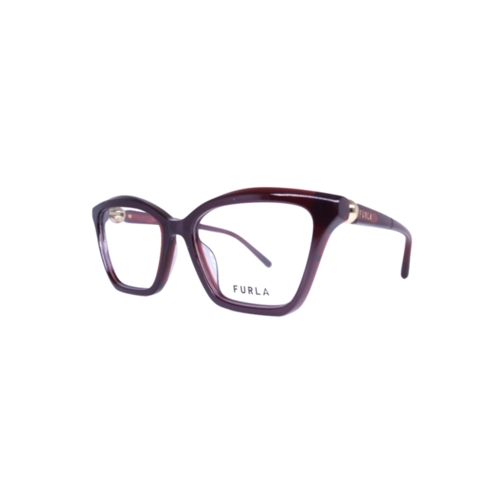 Óculos de Grau Furla VFU876 540848 Acetato Bordô