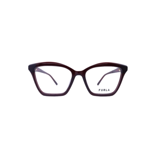 Óculos de Grau Furla VFU876 540848 Acetato Bordô