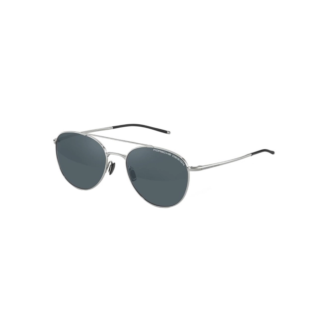 Óculos de Sol Porsche Design P8947 56B Titânio Prata com lentes na cor Azul Espelhado 1
