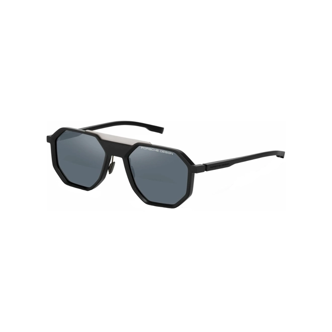 Óculos de Sol Porsche Design P8981 55A267 Acetato Preto com lentes na cor Azul 1