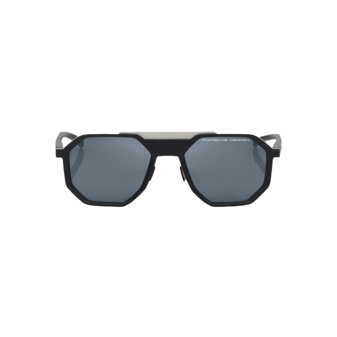 Óculos de Sol Porsche Design P8981 55A267 Acetato Preto com lentes na cor Azul 2