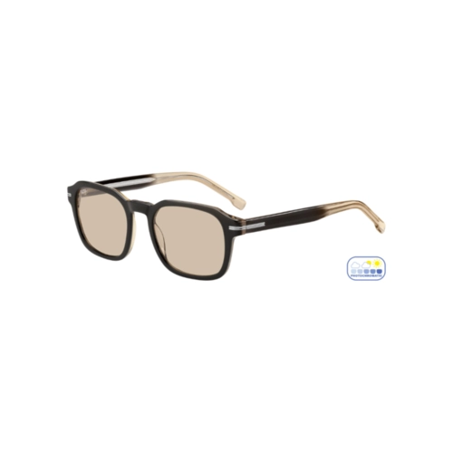 Óculos de Sol Hugo BOSS 1627/S S05 51JG S Acetato Marrom e Cinza com lentes Fotocromáticas (Marrom)