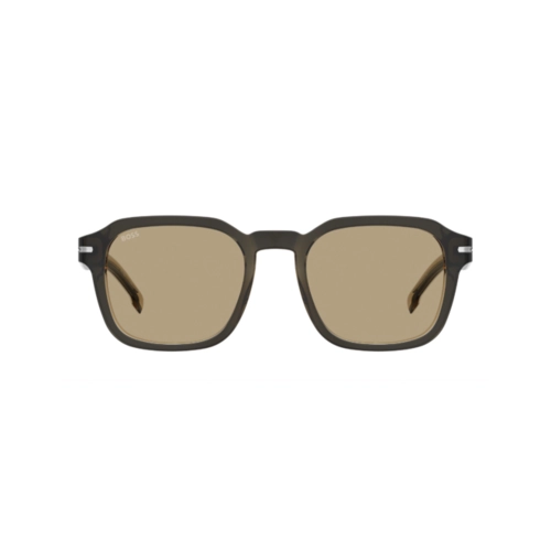 Óculos de Sol Hugo BOSS 1627/S S05 51JG S Acetato Marrom e Cinza com lentes Fotocromáticas (Marrom)