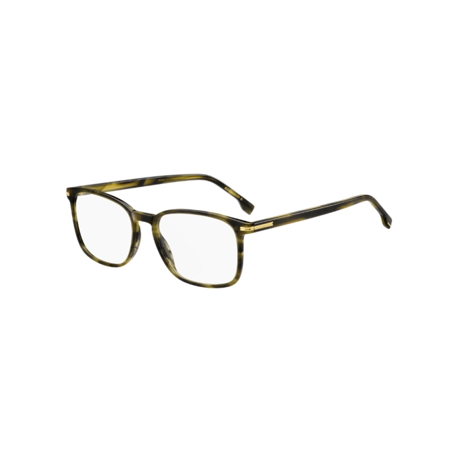 Óculos de Grau Hugo BOSS 1727 517 5518 R Acetato Caqui Mesclado 1