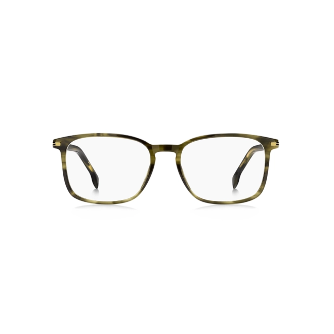 Óculos de Grau Hugo BOSS 1727 517 5518 R Acetato Caqui Mesclado 2