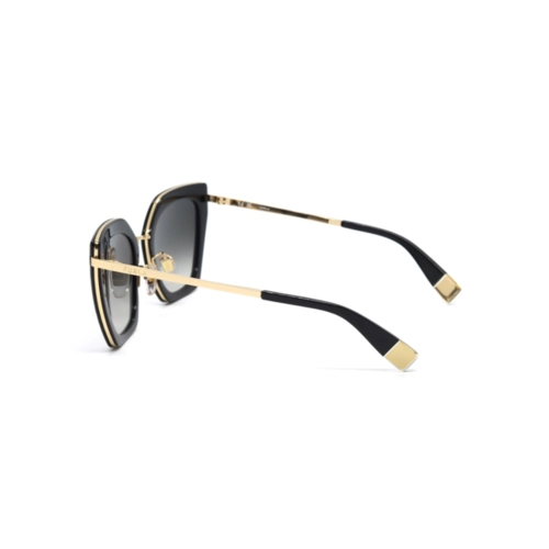 Óculos de Sol Furla SFU821 520700 Acetato Preto com lentes na cor Fumê