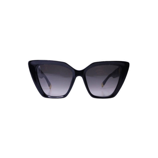 Óculos de Sol Furla SFU879 540700 Acetato Preto com lentes na cor Fumê Degradê 2