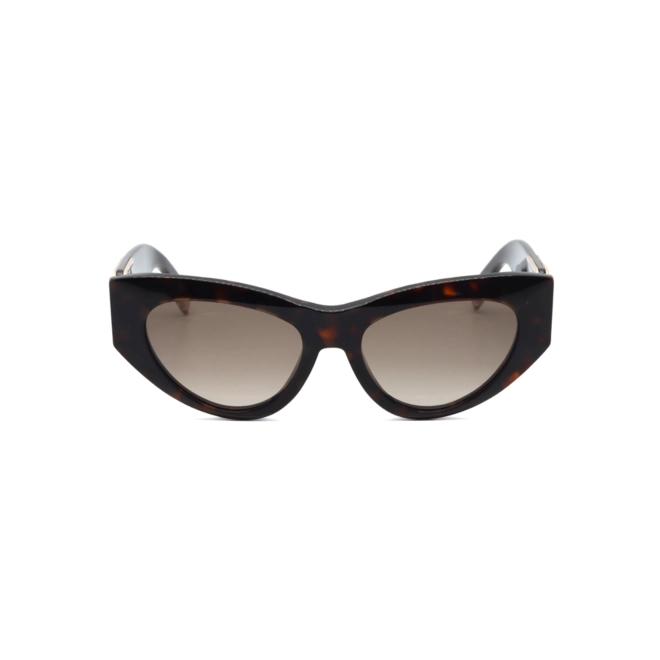Óculos de Sol Furla SFU881 5404BL Acetato Marrom Mesclado com lentes na cor Marrom Degradê 2