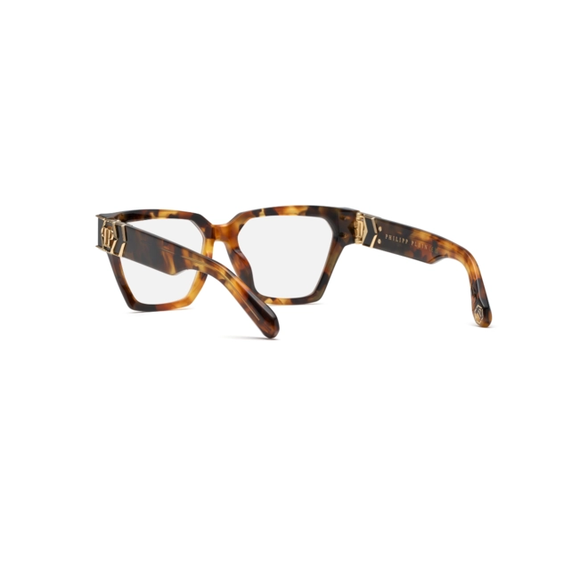 Óculos de Grau Philipp Plein VPP190M 540APE Acetato Marrom Mesclado 5