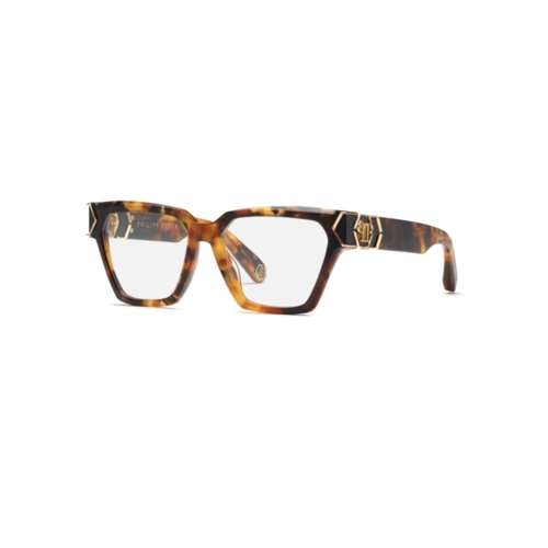 Óculos de Grau Philipp Plein VPP190M 540APE Acetato Marrom Mesclado