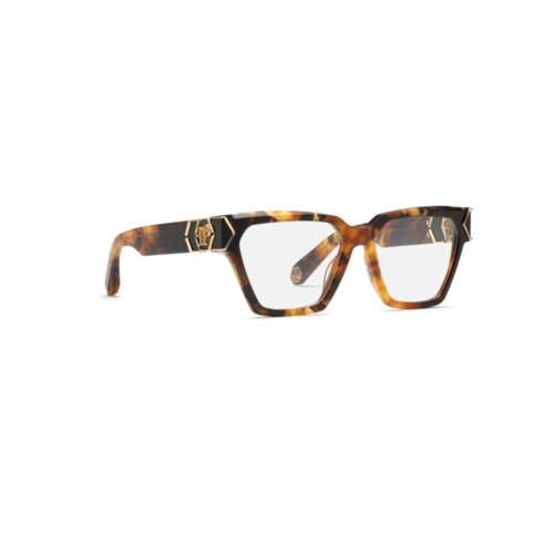Óculos de Grau Philipp Plein VPP190M 540APE Acetato Marrom Mesclado
