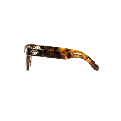 Óculos de Grau Philipp Plein VPP190M 540APE Acetato Marrom Mesclado