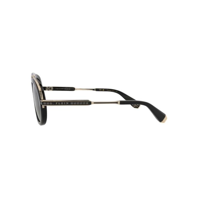 Óculos de Sol Philipp Plein SPP151M 570700 Metal Dourado e Preto com lentes na cor Cinza 3