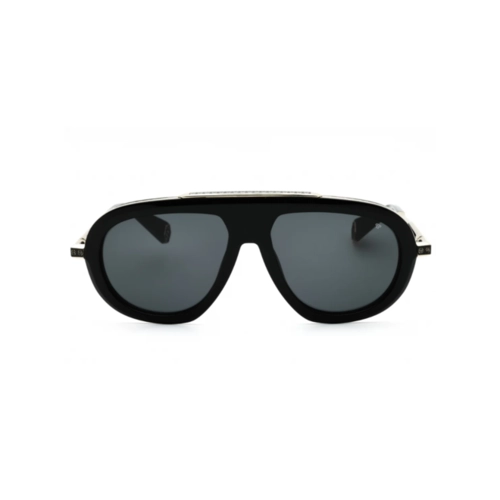 Óculos de Sol Philipp Plein SPP151M 570700 Metal Dourado e Preto com lentes na cor Cinza