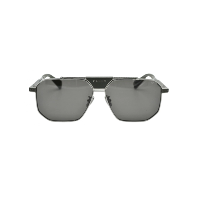 Óculos de Sol Philipp Plein SPP152M 630508 Metal Cinza com lentes na cor Cinza 2