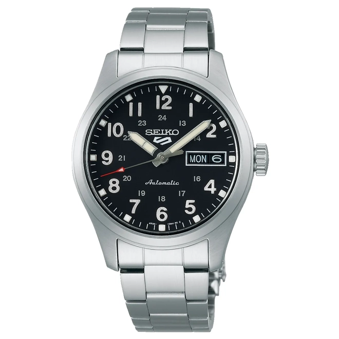 Relógio Seiko 5 Sports Field Series Automático Masculino - SRPJ81B1 P2SX Preto 1