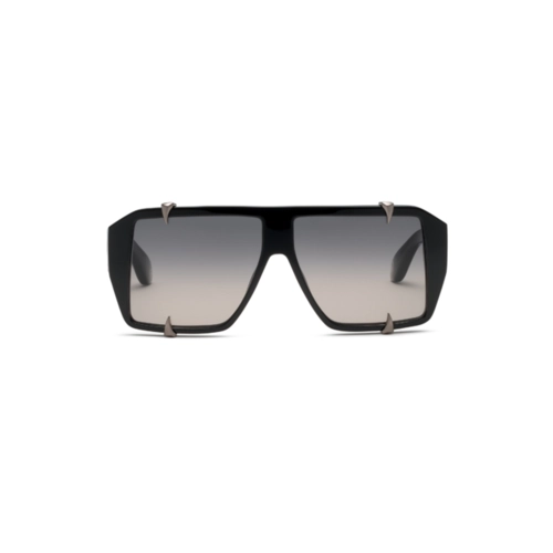 Óculos de Sol Roberto Cavalli SRC125V 59700Y Acetato Preto com lentes na cor Fumê Degradê