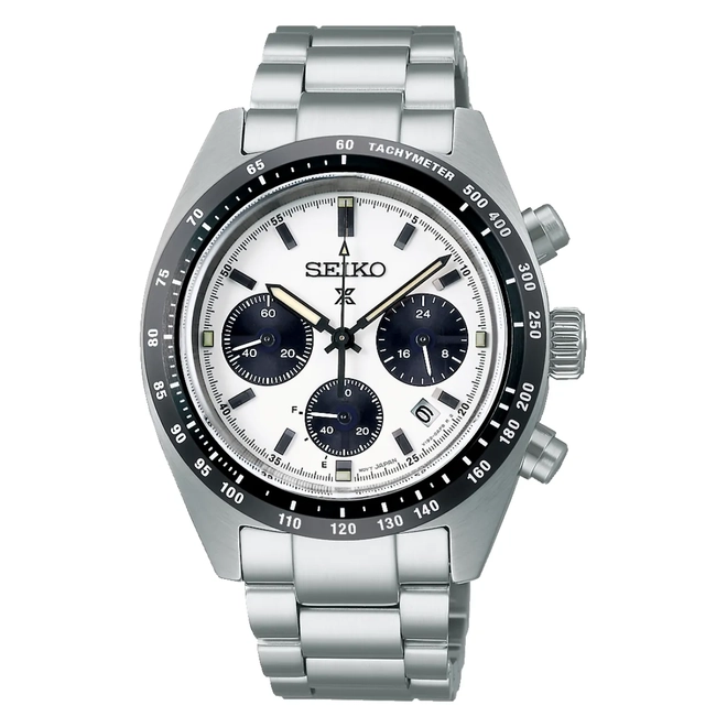 Relógio Seiko Prospex Speedtimer Solar Cronógrafo - SSC813B1 BPSX Branco 1