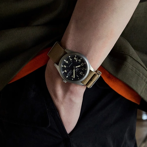 Relógio Seiko 5 Sports Field Series Automático Masculino - SRPG35K1 P2TX Bege