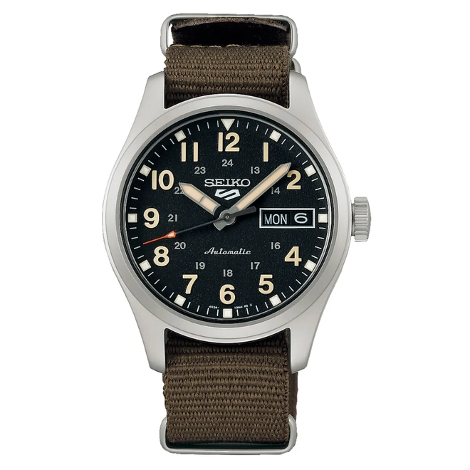 Relógio Seiko 5 Sports Field Series Automático Masculino - SRPJ85K1 P2EX Marrom 1