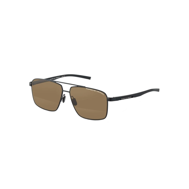 Óculos de Sol Porsche Design P8944 62A Metal Preto com lentes na cor Marrom 1