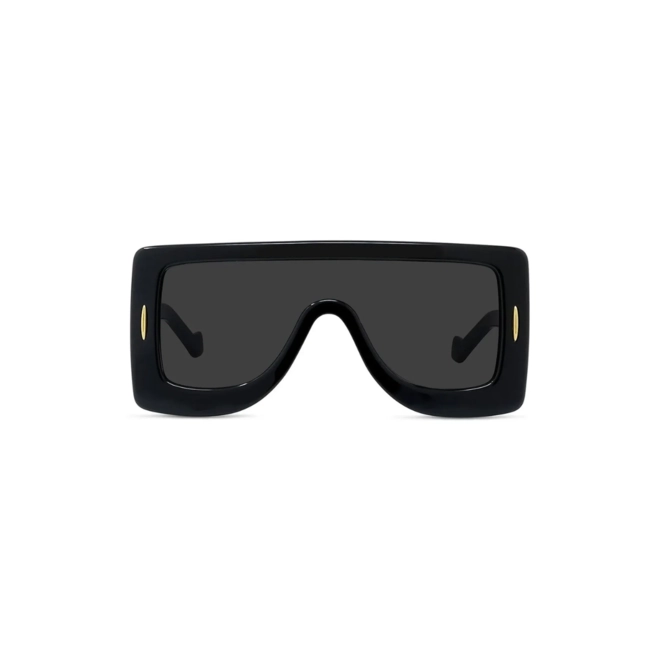 Óculos de Sol Loewe LW40104I_0001A Acetato Preto com lentes na cor Cinza 2