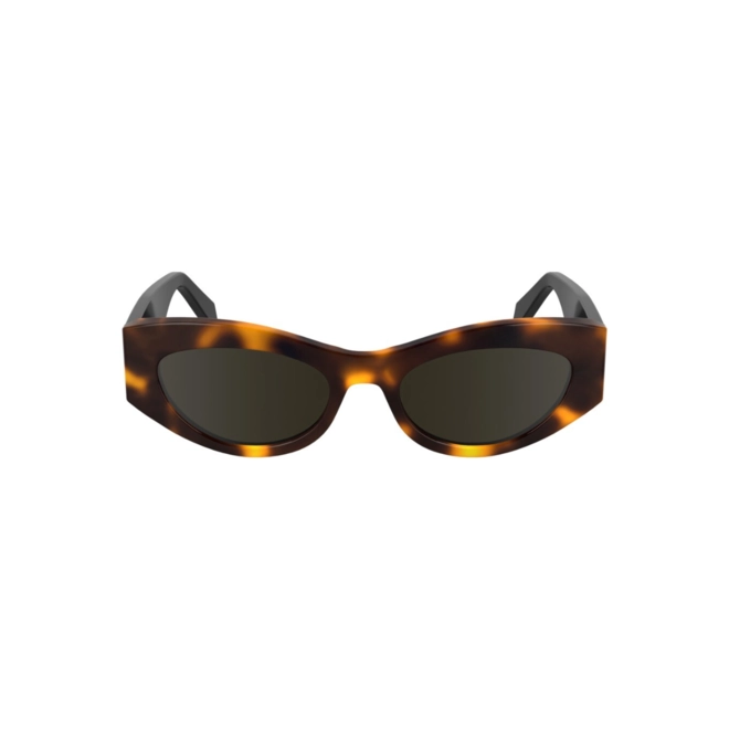 Óculos de Sol Calvin Klein Jeans CKJ24626S 235 52 Acetato Marrom Mesclado com lentes na cor Marrom 2