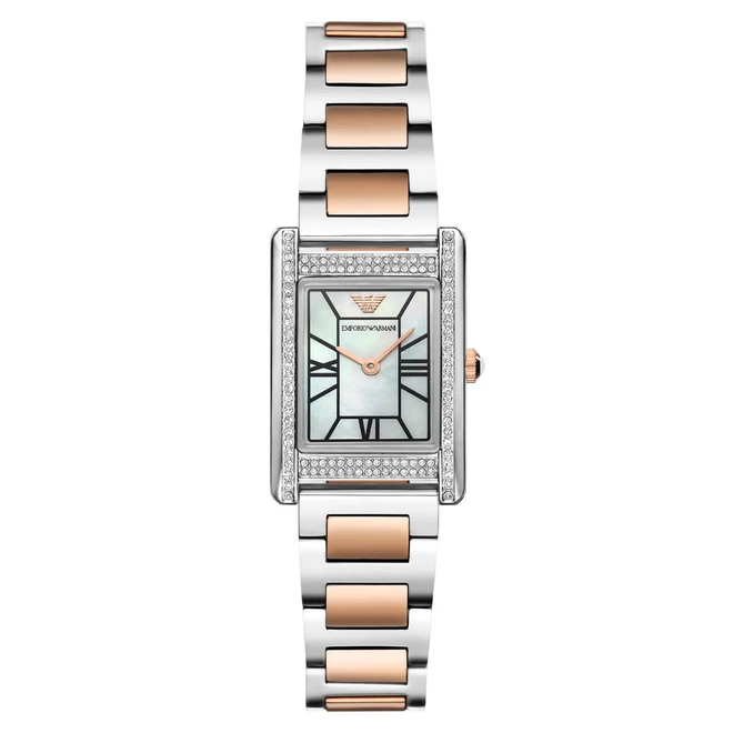 Relógio Emporio Armani Genni Feminino - AR11626 B3SR Dois tons 1