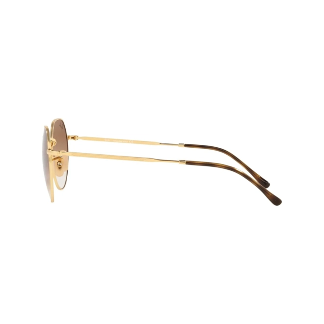 Óculos de Sol Ray-Ban Jack 0RB3565 001/5153 Metal Dourado com lentes na cor Marrom Degradê 3