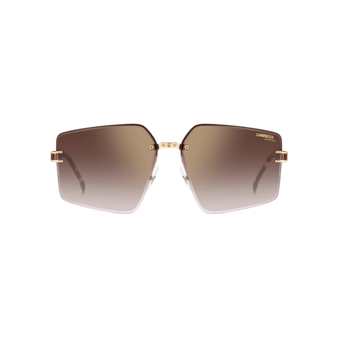 Óculos de Sol CARRERA 1074/S 06J 63YK S Metal Dourado com lentes na cor Dourado e Vermelho Degradê Espelhado 2