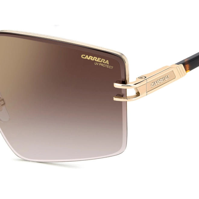 Óculos de Sol CARRERA 1074/S 06J 63YK S Metal Dourado com lentes na cor Dourado e Vermelho Degradê Espelhado 4